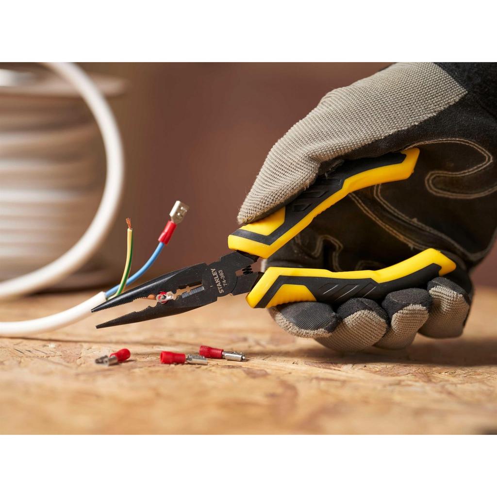 Stanley Hand Tools Controlgrip Long Nose Pliers