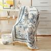 GGE Nordic Bohemian Floral Bath Towel - 80×160CM Soft Absorbent Cotton Gauze Towel for Beach Bathroom Adult Accessories