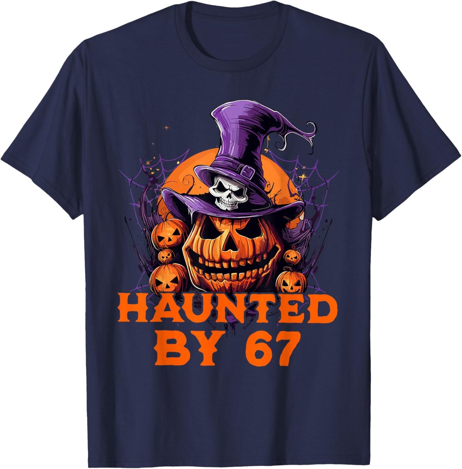 Haunted by 67 Six Seven Costume d Halloween dr?le T-shirt unisexe S