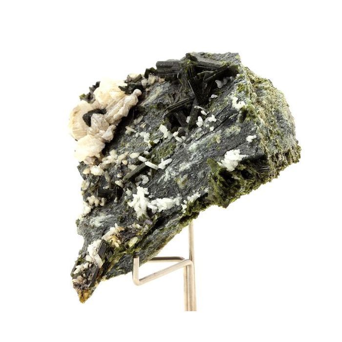 Pierres et Minéraux. Epidote. 366.3 ct. Cornillon, Bourg d'Oisans, Isère, France..