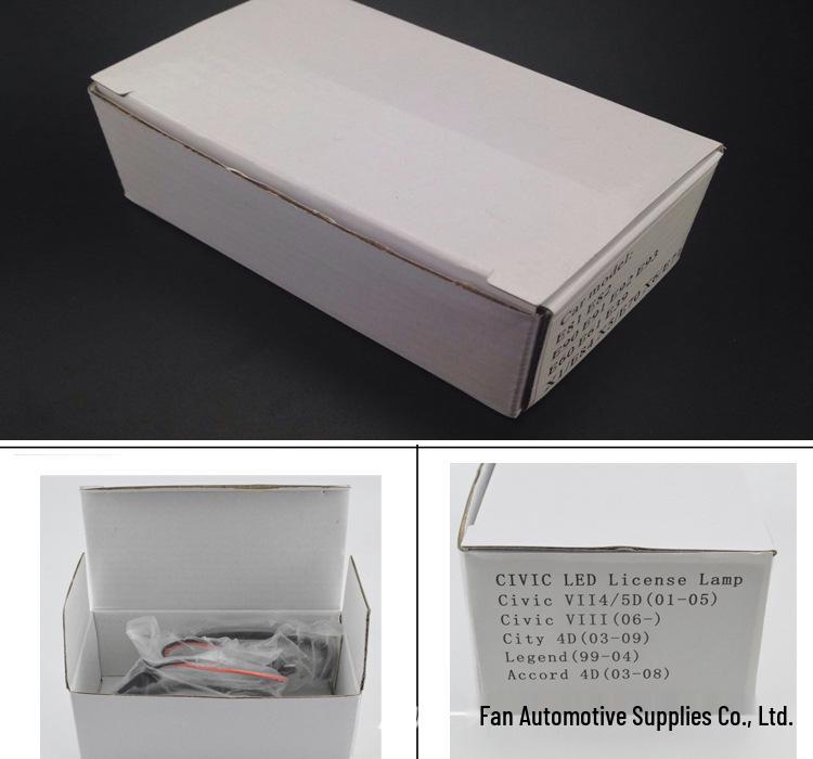 Honda Civic/Accord/Odyssey LED License Plate Light, Cross-Border Special.