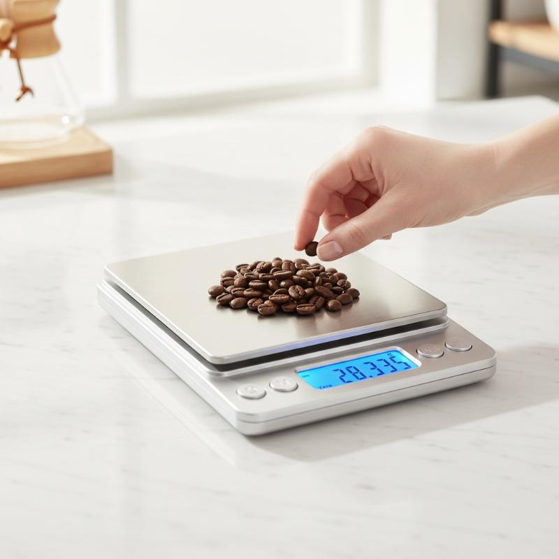 Digital Mini Scale 001G High Accuracy Stainless Steel Panel For Weighing Jewelry Food Small Items
