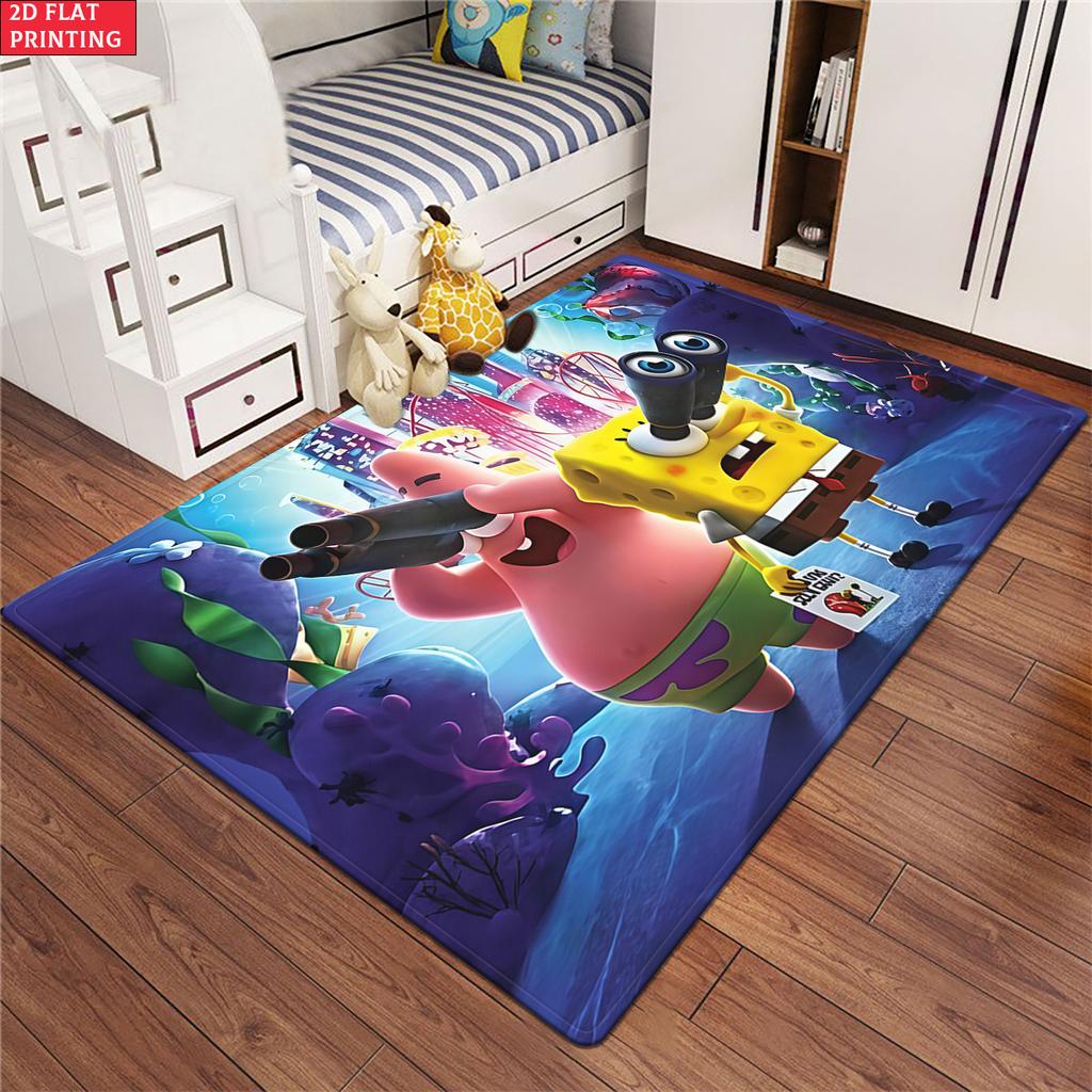 Good partner print Large Room Carpet Non Slip Cartoon Kids Bedroom Living Room Floor Mat Home Decor Children's Play Carpet