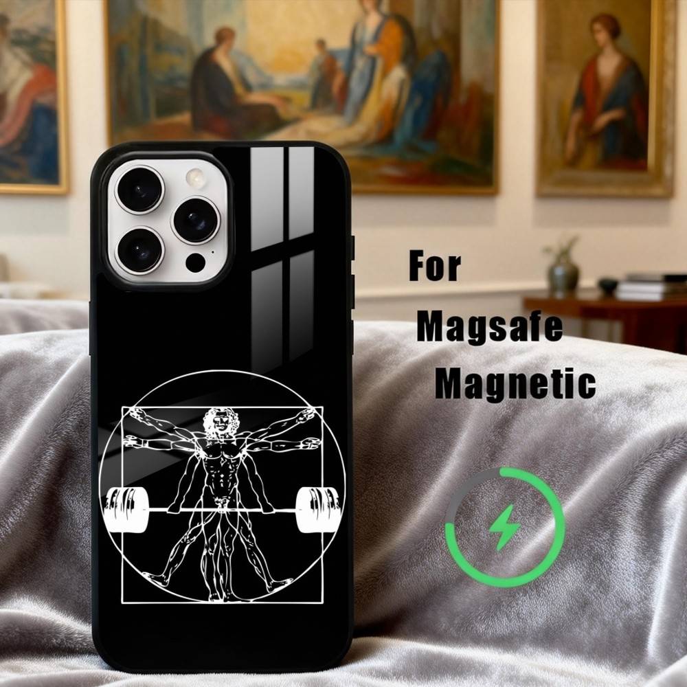 Gym F-Fitness B-Bodybuilding Phone Case For iPhone 17,16,15,14,13,12,Plus,Pro,Max for Magsafe Magnetic Wireless Charging