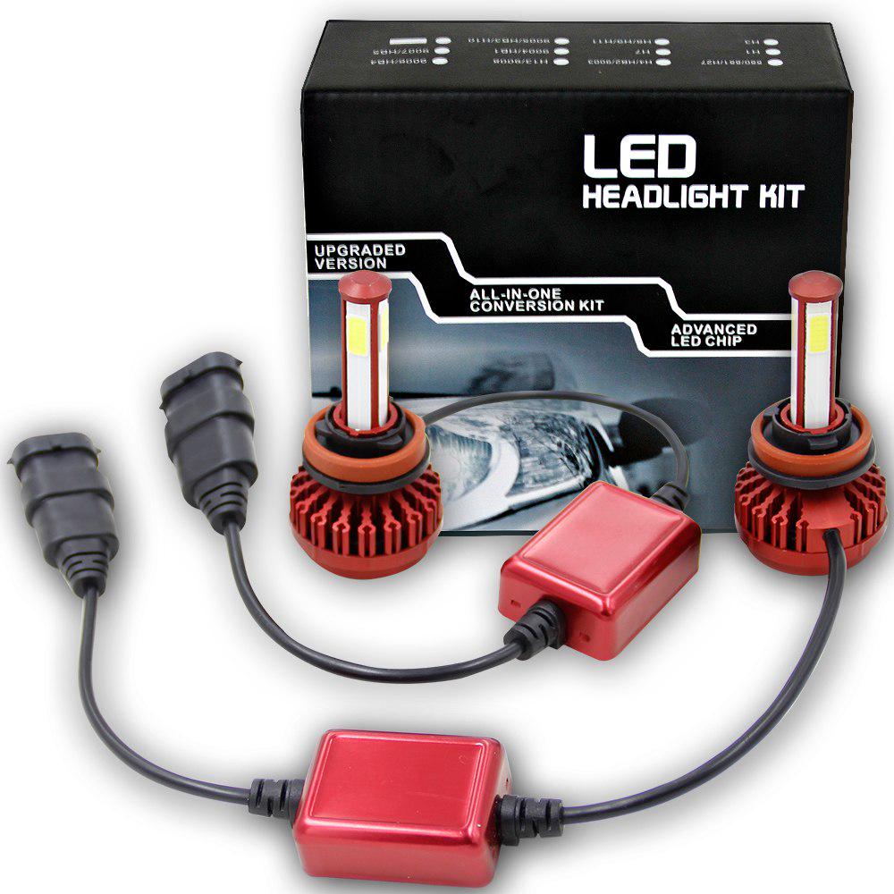 2pcs Car LED Headlight Kit HB4 H7 HB3 H4 9003 HB2 H11 300W 6000K Bright Fog Bulbs Lamp R7 15000LM