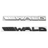 Metal Car Sticker Letters Emblem Rear Trunk Badge for  Benz WALD W204 W205 W203 W210 W176 CLS GLE GLA SLK