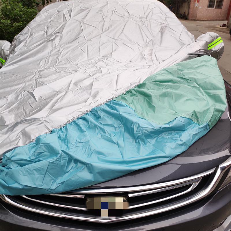 Universal SUV/Sedan Full Car Covers Outdoor Waterproof Sun Rain Snow Protection UV Car Umbrella Silver S-YXL Auto Case Cover
