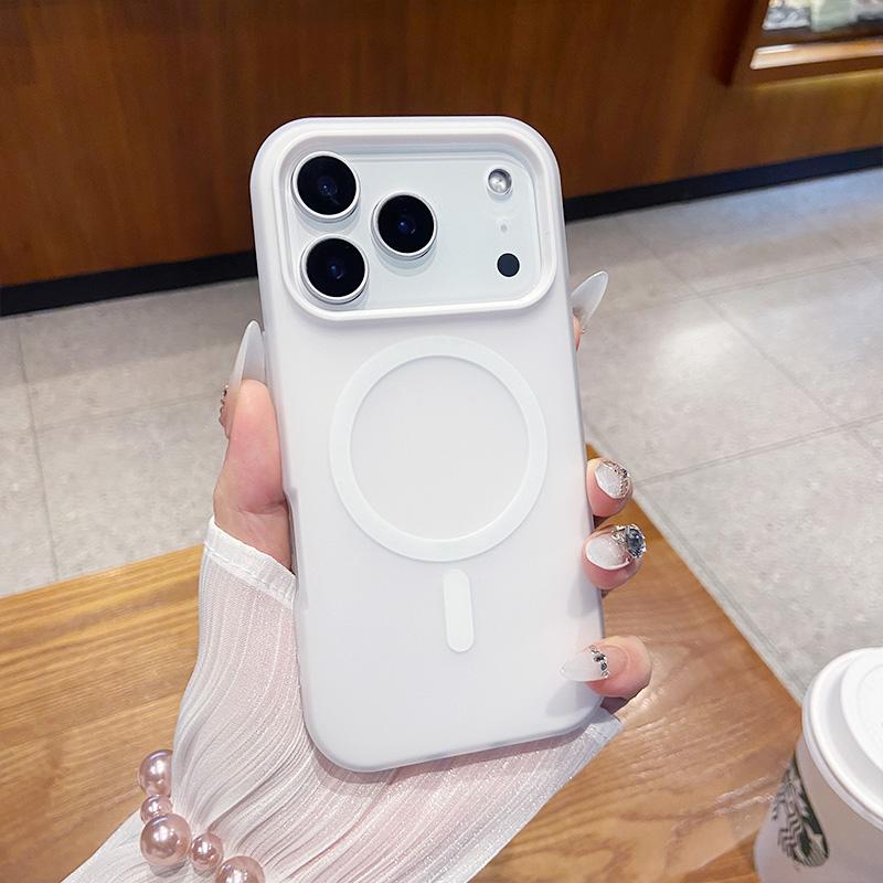 Luxury 2 in1 Candy Magnetic Wireless Charging Case for IPhone 17 Air 12 13 14 15 16 Pro Max TPU+PC Shockproof Bumper Cover