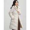 Fall and Winter Women's Loose Long Jacket with Hoodie Lady Coat