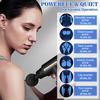 1pc Mini Portable Massage Gun with 4 Massage Heads,6 Adjustable Speeds,for Pain Relief,Back, Neck, Body ,Handheld Muscle Massage Gun