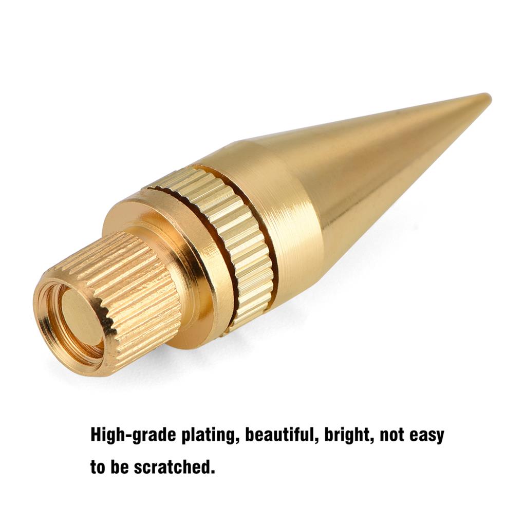 8 Pairs 6 x 36MM Copper Speaker Spike Isolation Stand + Base Pad Feet Mat