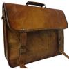 Small-Large Vintage Leather Men's Handmade Laptop Shoulder Satchel Messenger Bag