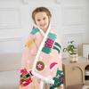 Pink Nutcracker Sherpa Blanket Plush Fuzzy Christmas Fleece Throw Blanket Boys Girls Cute Xmas for Bed Couch Chair Living Room