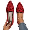 Women's Shoes Are Thin, Pointed, Flat-bottomed Single Shoes, Women's Flying Weaving, One Pedal, Bow, Casual and Breathable