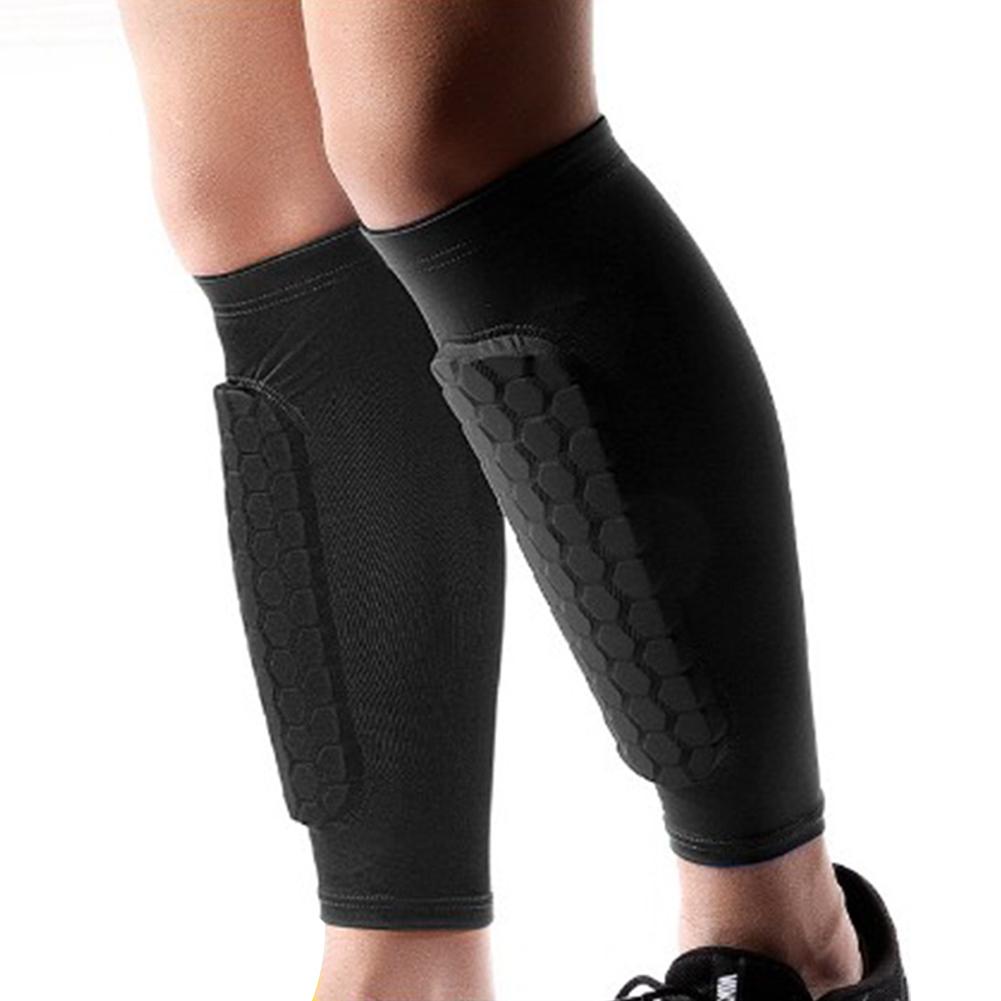 1/2Pcs Sports Soccer Shin Guard Pad For Kids Sleeve Sock Leg Support Football Compression Calf Sleeve Shinguard For Adult Teens 1