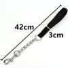 Dog Leash Stainless Steel Short Dog Leashs Chew Proof Leashes for Large Dogs Walking Traction Rope Nylon Dogs Chain Pet Products