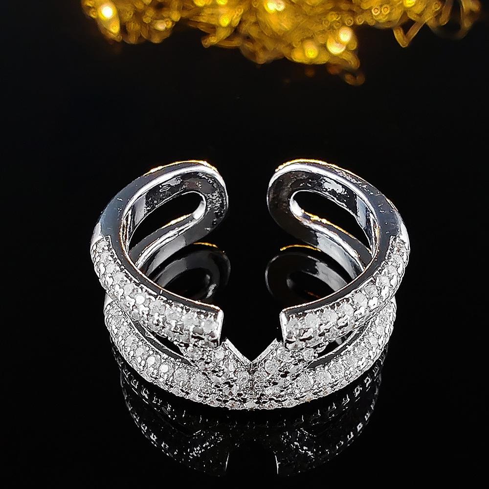 Light Luxury Adjustable European-American Style Classic Ring for Women - R8412