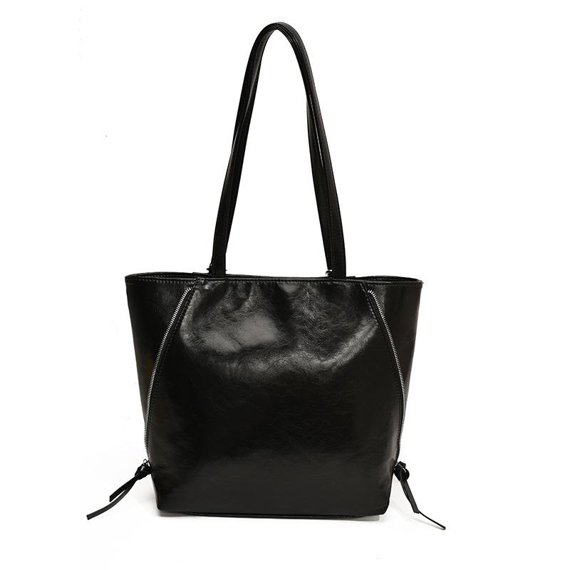 Fashion Large Capacity Red Tote Bags For Women  New Shopping Travel Single Shoulder Handbags Simple Casual Students Backpack
