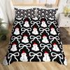 Christmas-themed Down Comforter Set Bedding Set 3-piece Duvet Cover Set