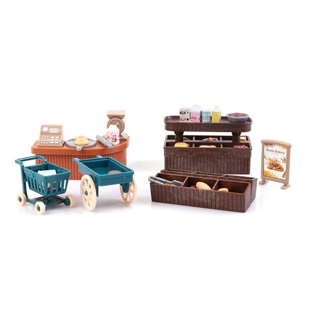 Micro Model Dollhouse Furniture Bedroom Living Mini Furniture Toys Miniature Furniture  Girl Gift