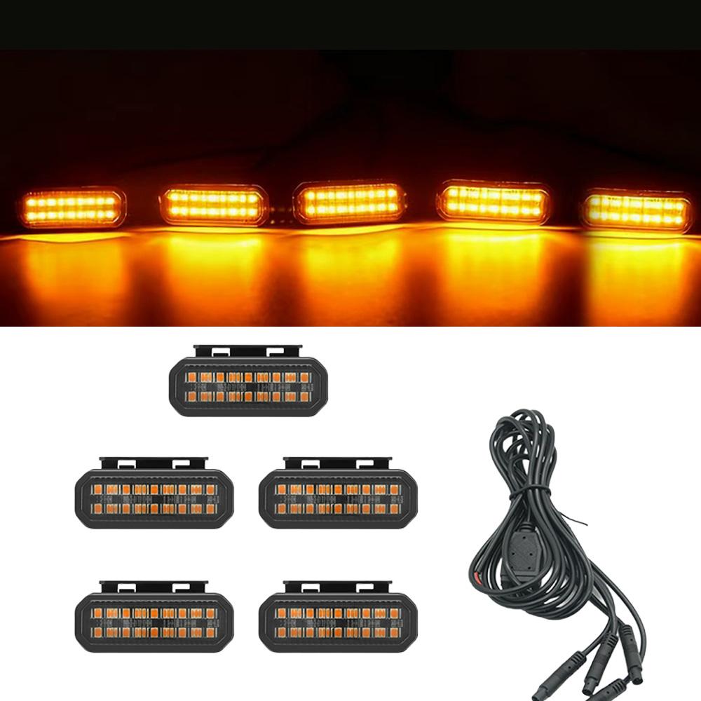FOR ISUZU D-MAX LED Car Lights Front Grille LED Light Safety Warning Light Harness Car Accessories LED Signal Lamps
