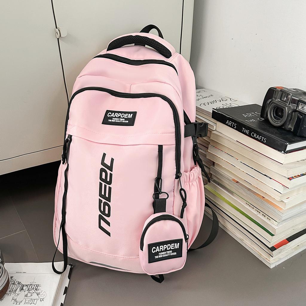 Backpack women's new large-capacity travel backpack junior high school student high school student schoolbag men's and women's computer bag
