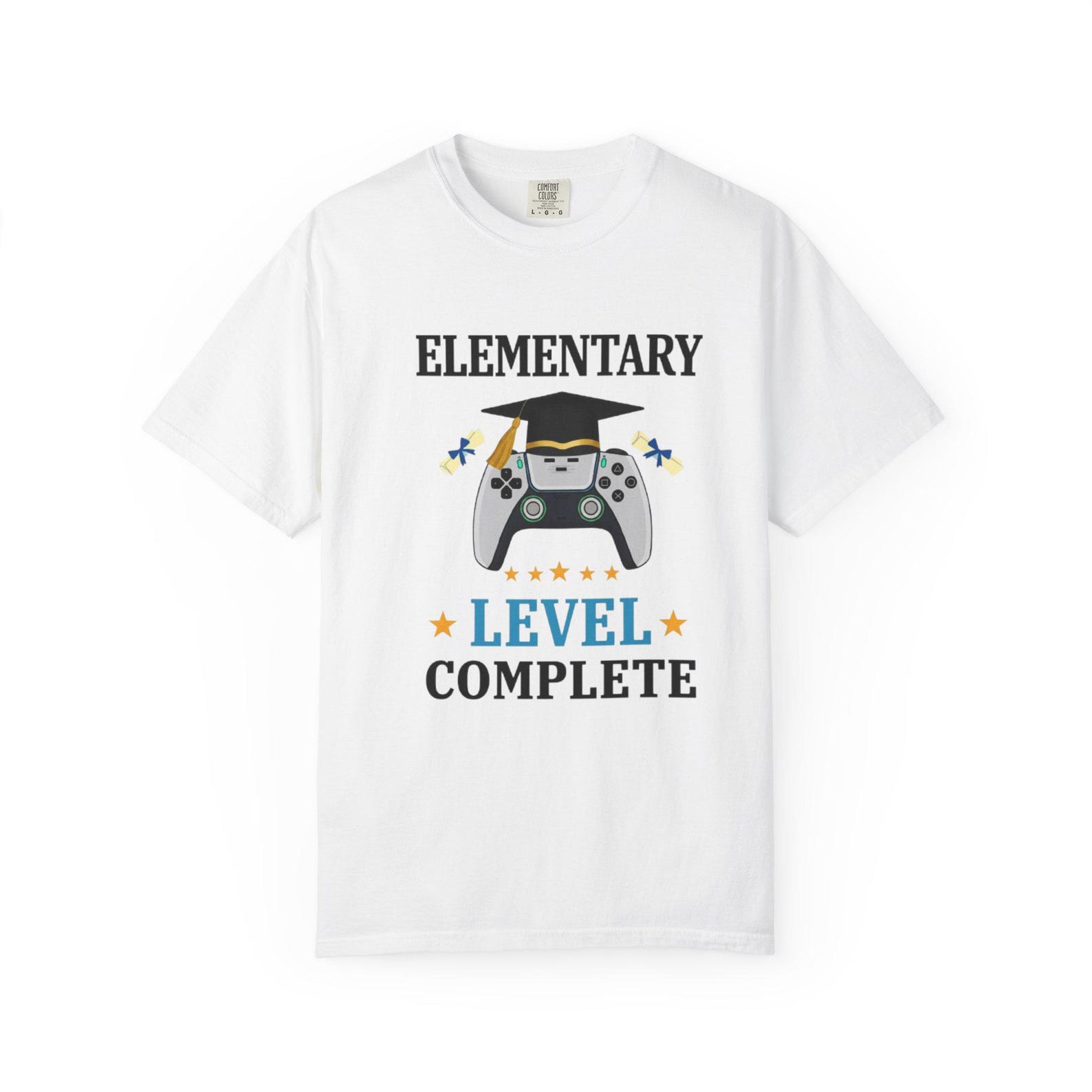 Elementary Graduation 2026 T-Shirt, Gamer Shirt Class Of 2027, Graduation Gift, Completed Elementary School Graduation Keepsake S