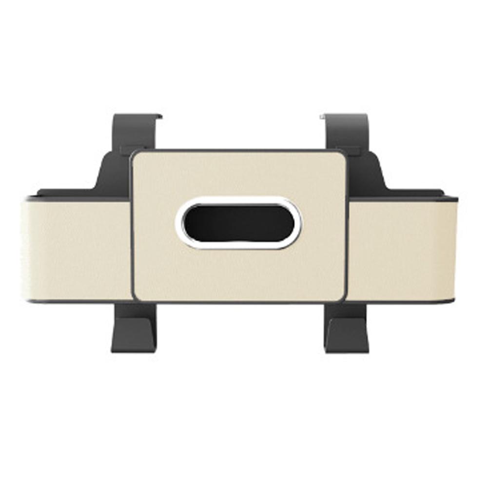 

Car Backseat Organizer Storage Box With Cup Holder Tissue Box & Phone Stand 4-in-1 Hanging Seat Hook Car Accessories