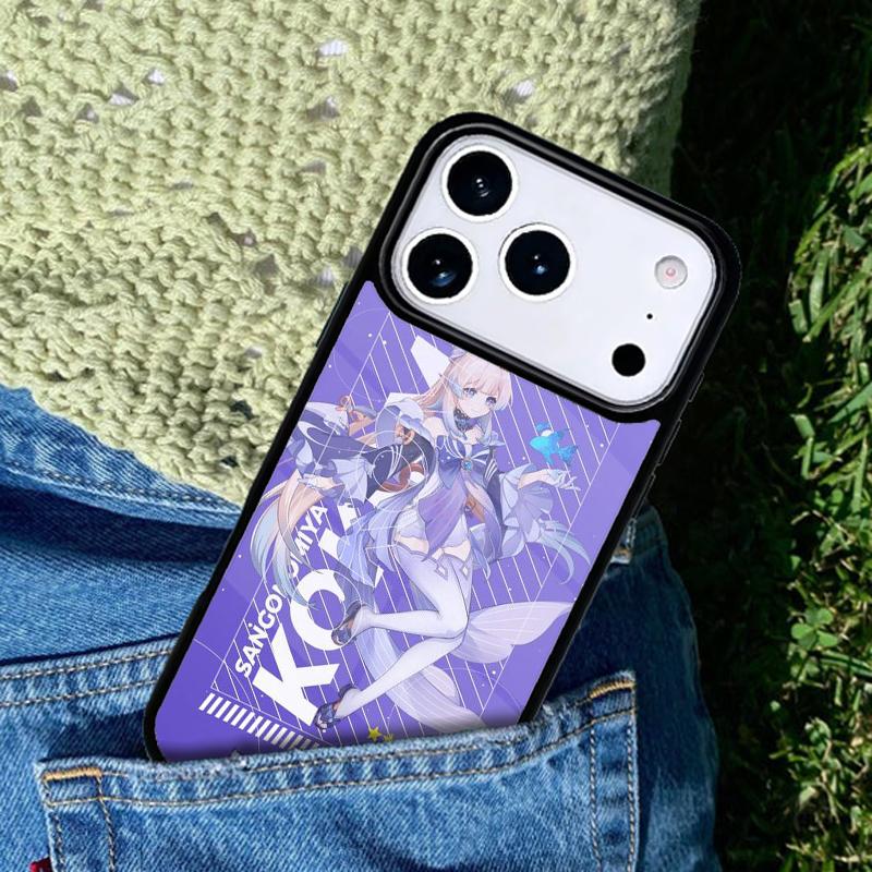 Sangonomiya Kokomi Genshin Impact Phone Case For iPhone 17 AIR 16 Pro Max 15 14 Pro 11 12 13 Shockproof Silicone Cover
