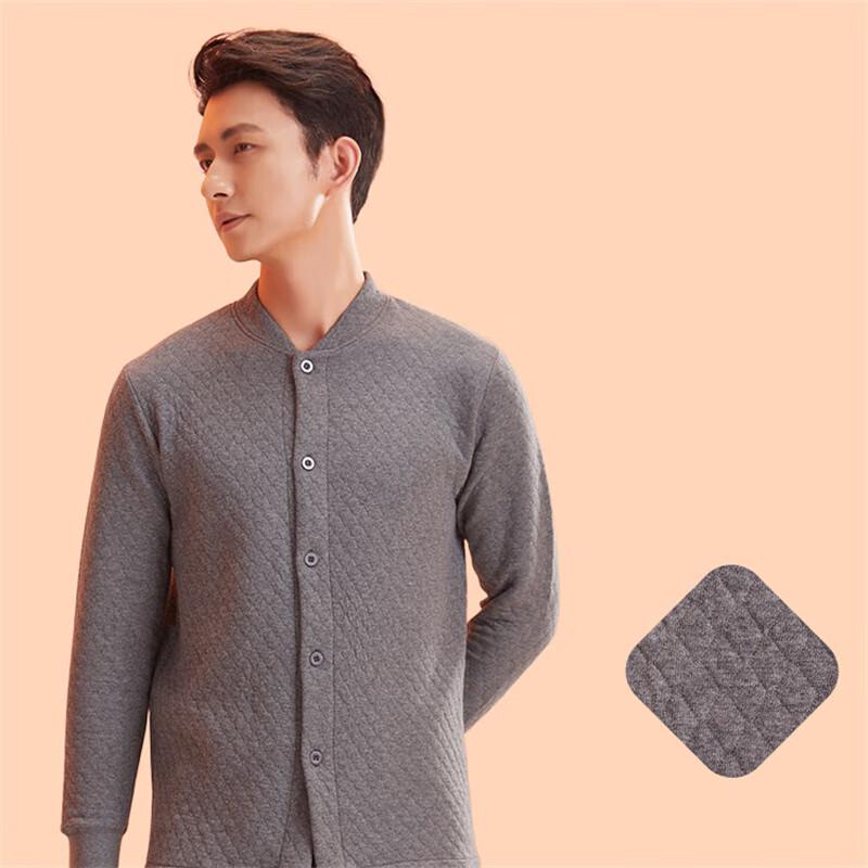 

Hengyuanxiang Men s Thickened Fleece Thermal Underwear Set XL