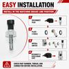 1PCS 4014262 Brake Pressure Switch 4081117 791071, Pressure Switch Sensor Compatible for Polaris RZR Ranger Sportsman General, Brake Switch