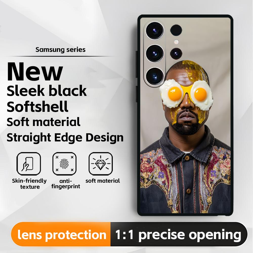 K-kanye west Handyhülle Für Samsung Galaxy S26 S25 S24 S23 S22 S21 Plus Ultra Note20 Weich Schwarz