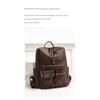 Backpack for Women PU Multi Pocket Multi Compartment Daily Commute Travel