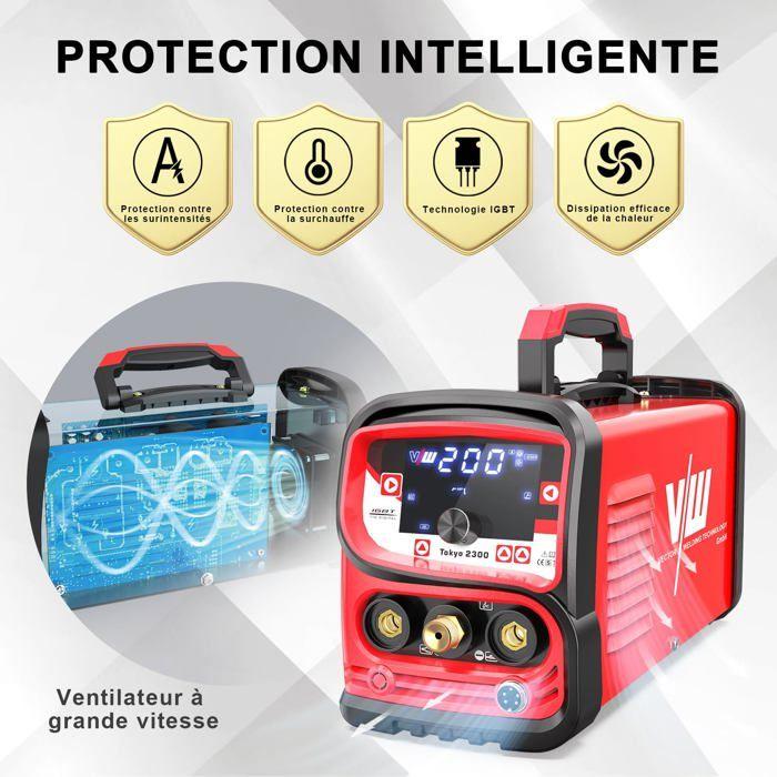 Poste à souder - VECTOR - T1050SIWM - TIG - 200 A - 6,5 kg