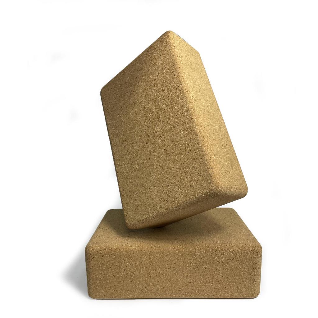 Yoga-Block aus hochdichtem Kork für Tanz, nicht abfärbend, auf Lager