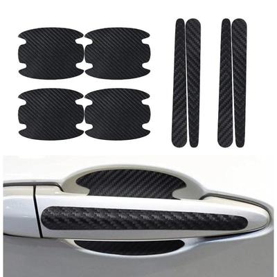 8Pcs Universal Car Door Handle Bowl Scratch Protective Stickers Transparent Car Handle Anti-collision Protection Strip