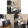 Street Style Krawatten-Schultertasche Mit Genähten Details Für Den Täglichen Gebrauch