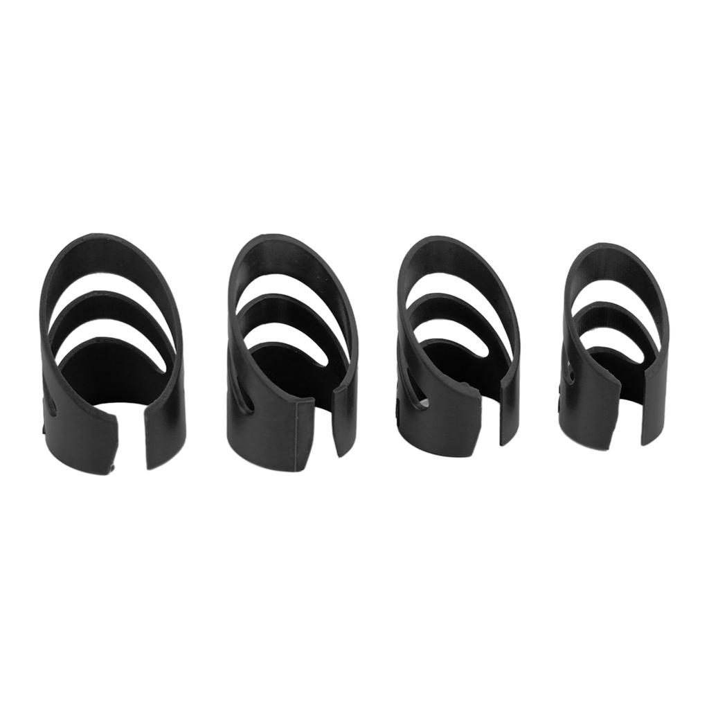 4Pcs Guitar Finger Pick Fingertip Protector Instrument Accessory Set Kit for Bass Banjo