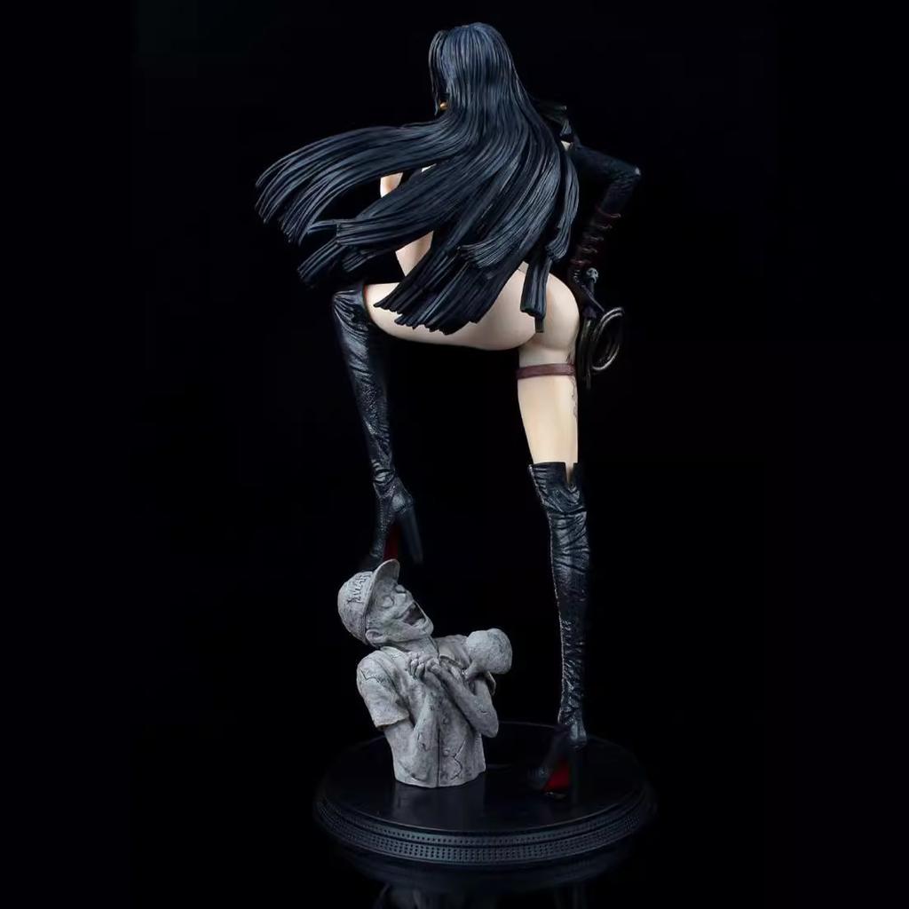 ONE PIECE Big Figure GK Hancock Leather Jacket Empress Statue Scene Model Boxed Gift Luxury Collection Doll