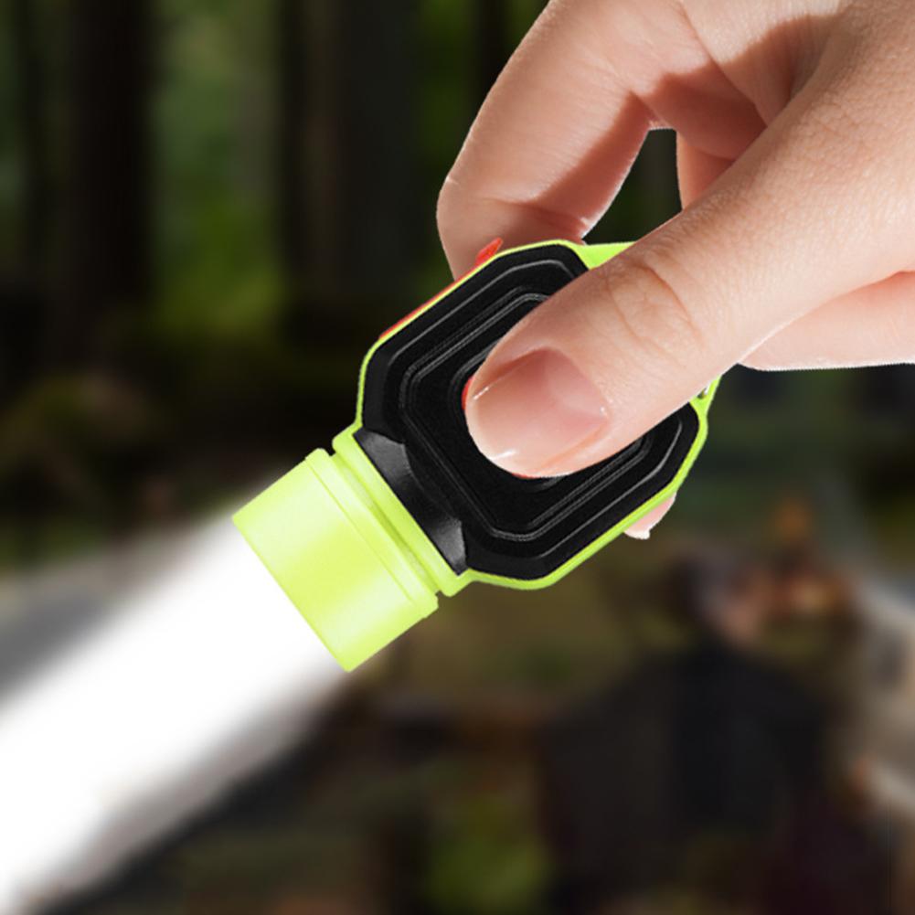 Multi-functional Keychain Light USB Rechargeable Flashlight Portable Outdoor Emergency Light Waterproof Hand Flashlight