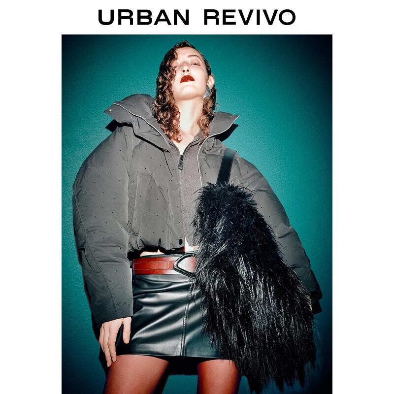 

2025 Winter Women s Diamond-Embellished Short Stand Collar Down Jacket XS