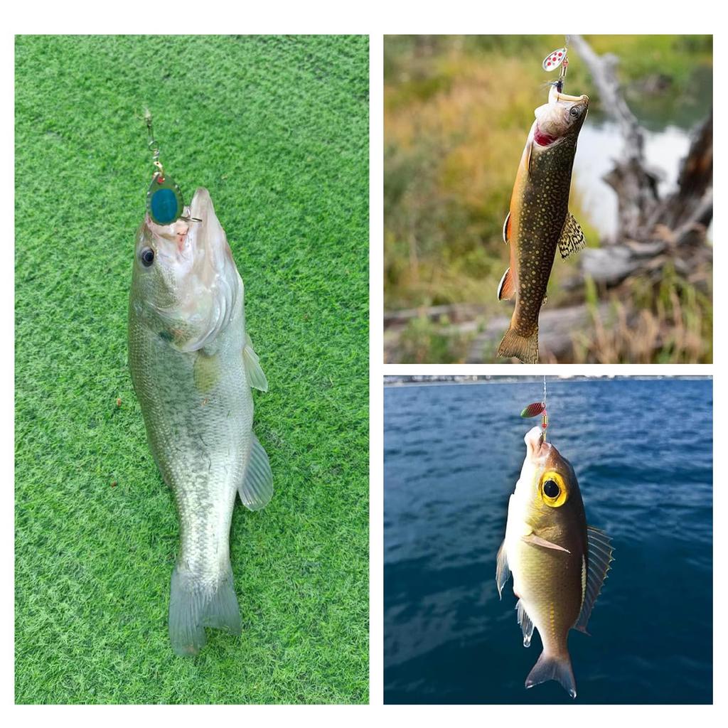 Colorful Spoon-shaped Spinnerbait for Mountain Streams and Trout, 3g/3.5g, Ultra-lightweight,
