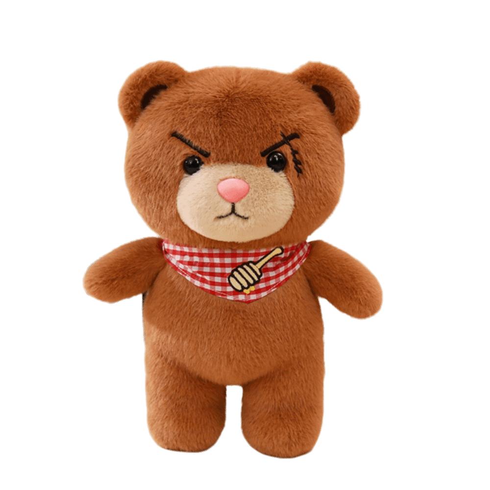 8 Styles Rabbit Plush Toys Little Animal Series Desktop Companion Bear Plush Doll  Kids Companion Brown bear