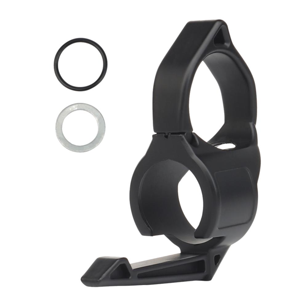 Inel de prindere pentru lanternă, inel de deget anti-alunecare, adaptor suport pentru lanternă, compatibil cu clip de buzunar, inel de deget tactic multifuncțional