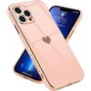 Protection Case - PROSHOP - iPhone 13 Pro - Pink - Anti-Scratch - Luxury Gold Plated