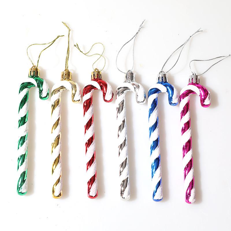 Plastic Candy Cane Christmas Ornaments - Festive Holiday Decorations and Gifts