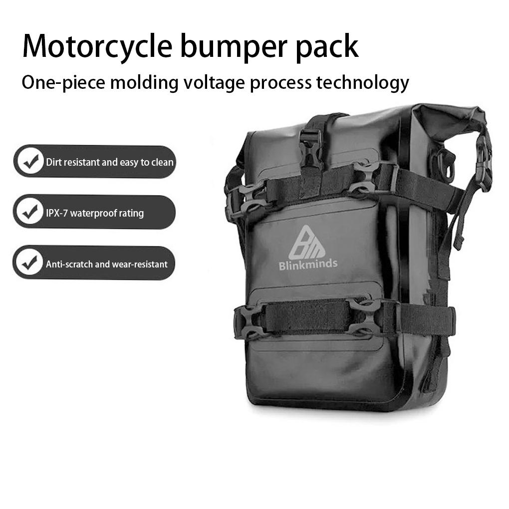 Telaio Paraurti Moto Barre Laterali Antiurto Borsa Impermeabile Zaino da Viaggio