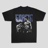 Relaxed Street-style Pure Cotton Short-sleeve T-shirt with Direct-printed Portrait Graphics and Boxing Short Sleeves Tops