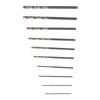 0.8-3.0mm HSS Drill Bit Set High Speed Steel Portable   Drilling Carving Hole Punching for Walnut Beeswax Wood Hardened Metal Stainless Steel
