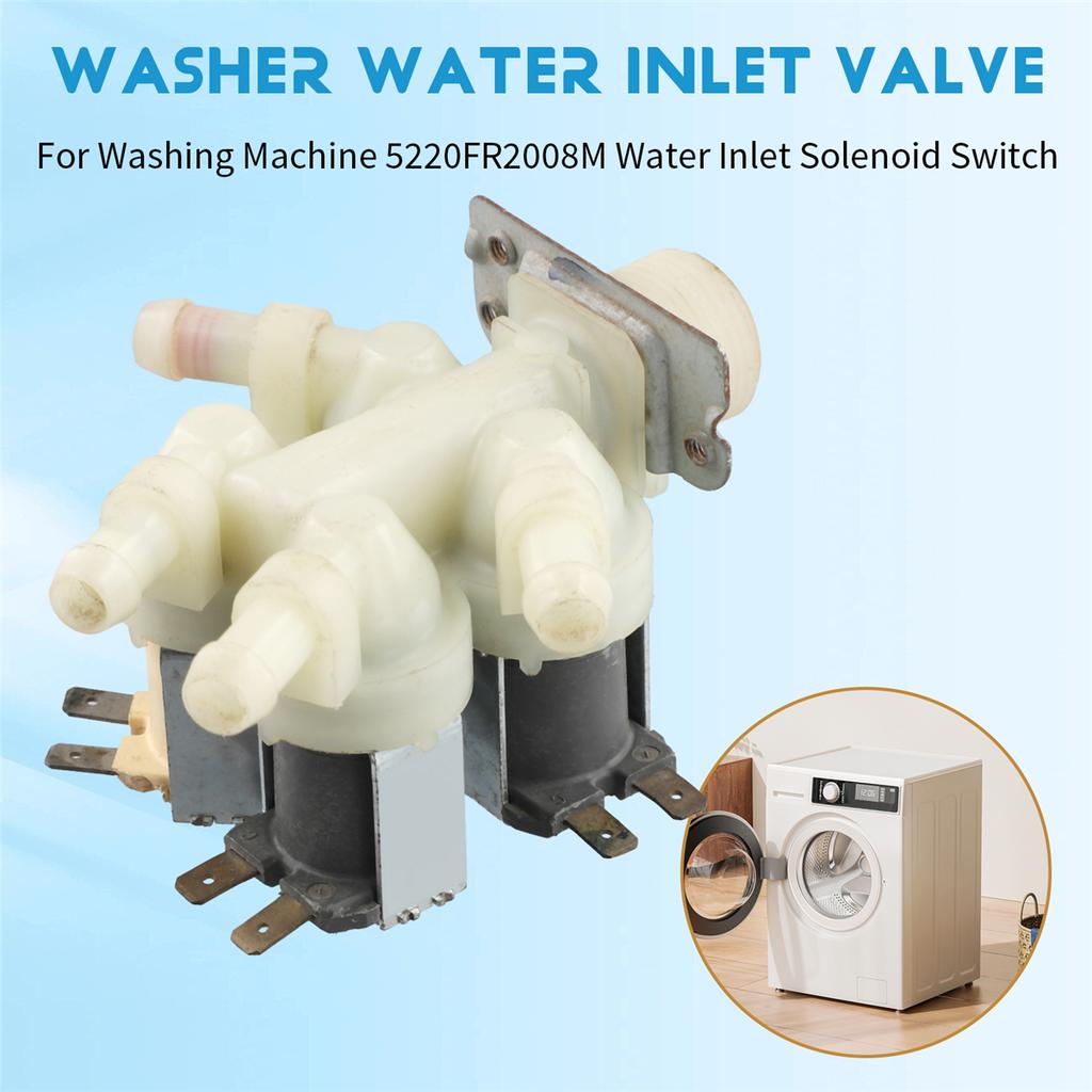 Water Inlet Valve for LG Washing Machine 5220FR2008M Water Inlet Solenoid Switch 33890096 Replacement Parts